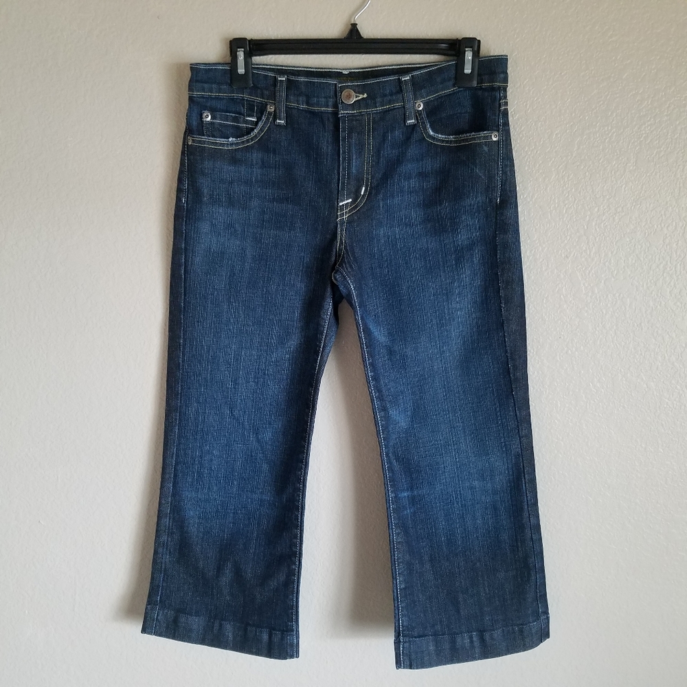 Wide Leg Denim Capri Size 28